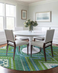 LOOMLAN Rugs Solene Lime Washable Indoor-Outdoor Rug