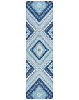 LOOMLAN Rugs Solene Navy Washable Indoor-Outdoor Rug