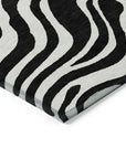 LOOMLAN Rugs Solstice Black Washable Indoor-Outdoor Rug