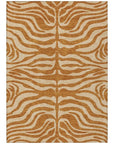 LOOMLAN Rugs Solstice Orange Washable Indoor-Outdoor Rug