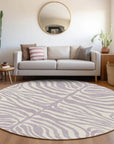 LOOMLAN Rugs Solstice Purple Washable Indoor-Outdoor Rug