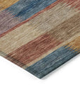 LOOMLAN Rugs Solvia Beige Washable Indoor-Outdoor Rug