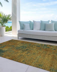 LOOMLAN Rugs Sonata Orange Washable Indoor-Outdoor Rug