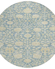 LOOMLAN Rugs Sonnet Blue Washable Indoor-Outdoor Rug