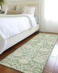 LOOMLAN Rugs Sonnet Green Washable Indoor-Outdoor Rug