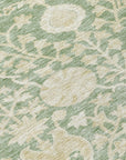 LOOMLAN Rugs Sonnet Green Washable Indoor-Outdoor Rug