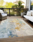 LOOMLAN Rugs Soraya Ivory Washable Indoor-Outdoor Rug