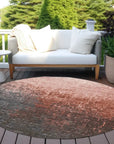 LOOMLAN Rugs Sorella Orange Washable Indoor-Outdoor Rug