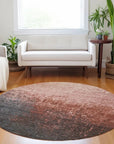 LOOMLAN Rugs Sorella Orange Washable Indoor-Outdoor Rug