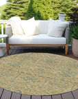 LOOMLAN Rugs Soren Orange Washable Indoor-Outdoor Rug
