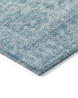 LOOMLAN Rugs Stockholm Blue Washable Indoor-Outdoor Rug