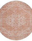 LOOMLAN Rugs Stockholm Orange Washable Indoor-Outdoor Rug