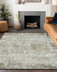 LOOMLAN Rugs Suri Brown Washable Indoor-Outdoor Rug