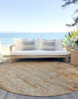 LOOMLAN Rugs Sylvaine Orange Washable Indoor-Outdoor Rug