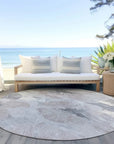 LOOMLAN Rugs Tasmina Brown Washable Indoor-Outdoor Rug