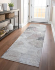 LOOMLAN Rugs Tasmina Brown Washable Indoor-Outdoor Rug