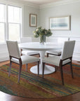 LOOMLAN Rugs Temira Orange Washable Indoor-Outdoor Rug