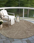 LOOMLAN Rugs Terra Chocolate Washable Indoor-Outdoor Rug