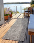 LOOMLAN Rugs Terra Gray Washable Indoor-Outdoor Rug