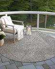 LOOMLAN Rugs Terra Gray Washable Indoor-Outdoor Rug