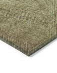 LOOMLAN Rugs Terra Green Washable Indoor-Outdoor Rug