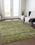 LOOMLAN Rugs Terrae Green Washable Indoor-Outdoor Rug