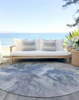 LOOMLAN Rugs Theodara Denim Washable Indoor-Outdoor Rug