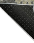 LOOMLAN Rugs Tirana Gray Washable Indoor-Outdoor Rug