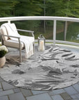 LOOMLAN Rugs Twillith Gray Washable Indoor-Outdoor Rug