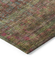 Umbrea Green Washable Indoor - Outdoor Rug - LOOMLAN - LOOMLAN Rugs - Outdoor Rugs