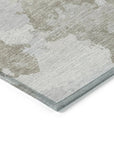 LOOMLAN Rugs Vantar Brown Washable Indoor-Outdoor Rug
