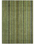 LOOMLAN Rugs Velatrix Green Washable Indoor-Outdoor Rug