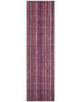 LOOMLAN Rugs Velatrix Pink Washable Indoor-Outdoor Rug