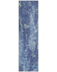 LOOMLAN Rugs Veldan Blue Washable Indoor-Outdoor Rug