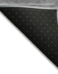 LOOMLAN Rugs Velina Charcoal Washable Indoor-Outdoor Rug