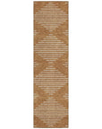 LOOMLAN Rugs Velina Orange Washable Indoor-Outdoor Rug