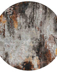 LOOMLAN Rugs Verentha Gray Washable Indoor-Outdoor Rug