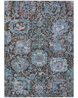 LOOMLAN Rugs Verona Chocolate Washable Indoor-Outdoor Rug