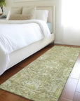 LOOMLAN Rugs Verona Green Washable Indoor-Outdoor Rug