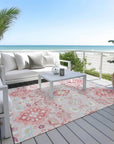 LOOMLAN Rugs Vespera Blush Washable Indoor-Outdoor Rug