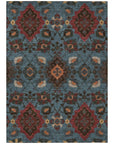 LOOMLAN Rugs Vespera Denim Washable Indoor-Outdoor Rug