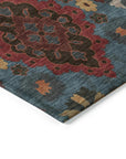 LOOMLAN Rugs Vespera Denim Washable Indoor-Outdoor Rug