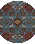 LOOMLAN Rugs Vespera Denim Washable Indoor-Outdoor Rug
