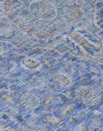 LOOMLAN Rugs Vexira Blue Washable Indoor-Outdoor Rug
