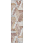 LOOMLAN Rugs Viella Orange Washable Indoor-Outdoor Rug