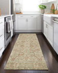 LOOMLAN Rugs Vilnius Beige Washable Indoor-Outdoor Rug