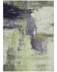 LOOMLAN Rugs Vionna Fern Washable Indoor-Outdoor Rug