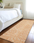 LOOMLAN Rugs Virellia Orange Washable Indoor-Outdoor Rug