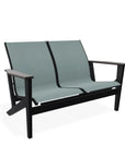 Wexler Chat Height 2 - Seat Loveseat Polymer Arms - LOOMLAN - Telescope - Outdoor Sofas & Loveseats