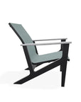 Wexler Sling Chat Height Polymer Arm Chair - LOOMLAN - Telescope - Outdoor Accent Chairs